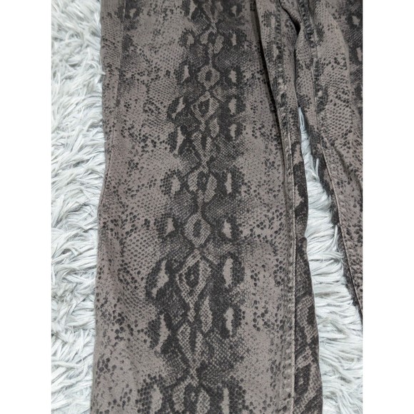 Kensie Jeans Effortless Ankle Womens Size 10/30 10 Mid Rise Snake Skin Print - Picture 5 of 13